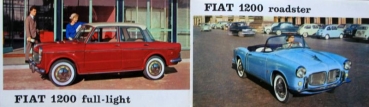 Fiat Modellprogramm 1959 Automobilprospekt (3941)